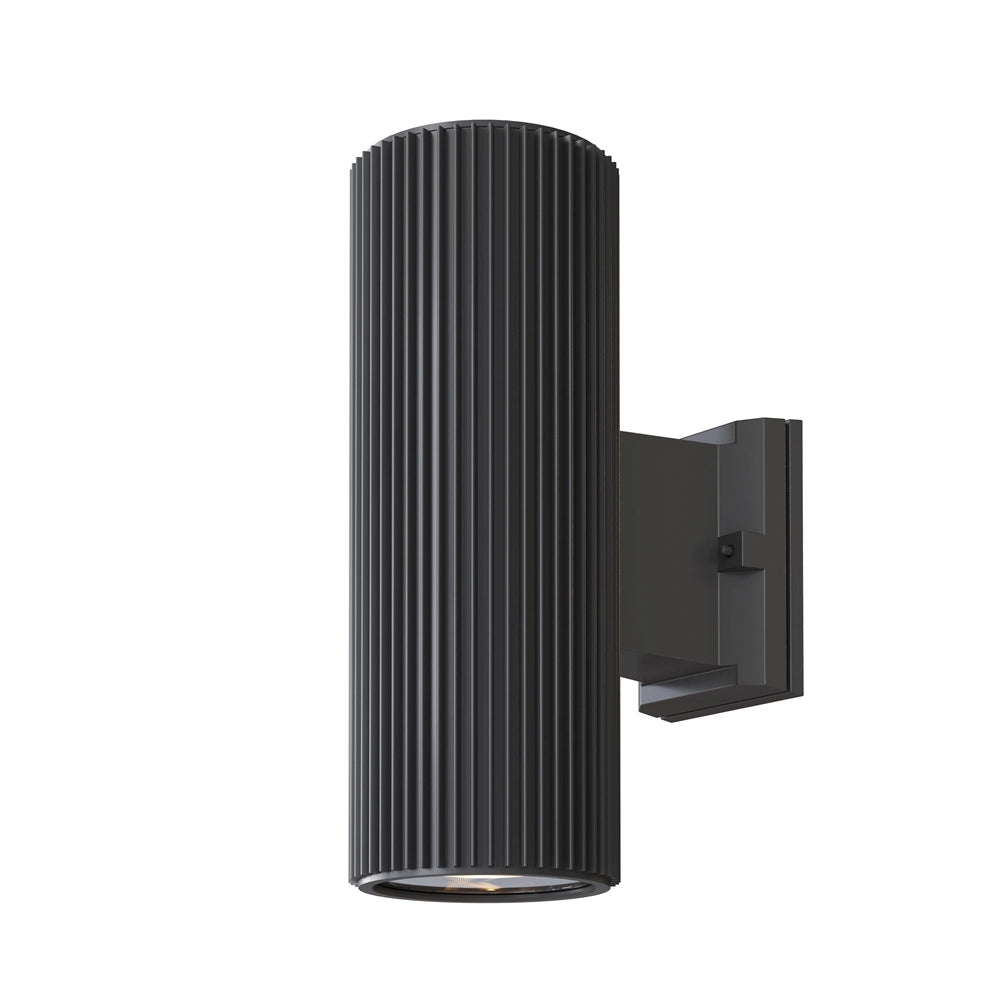 Lampada Da Parete Moderna Da Esterno Metallo Grigio Luce2E27 60W Ip54