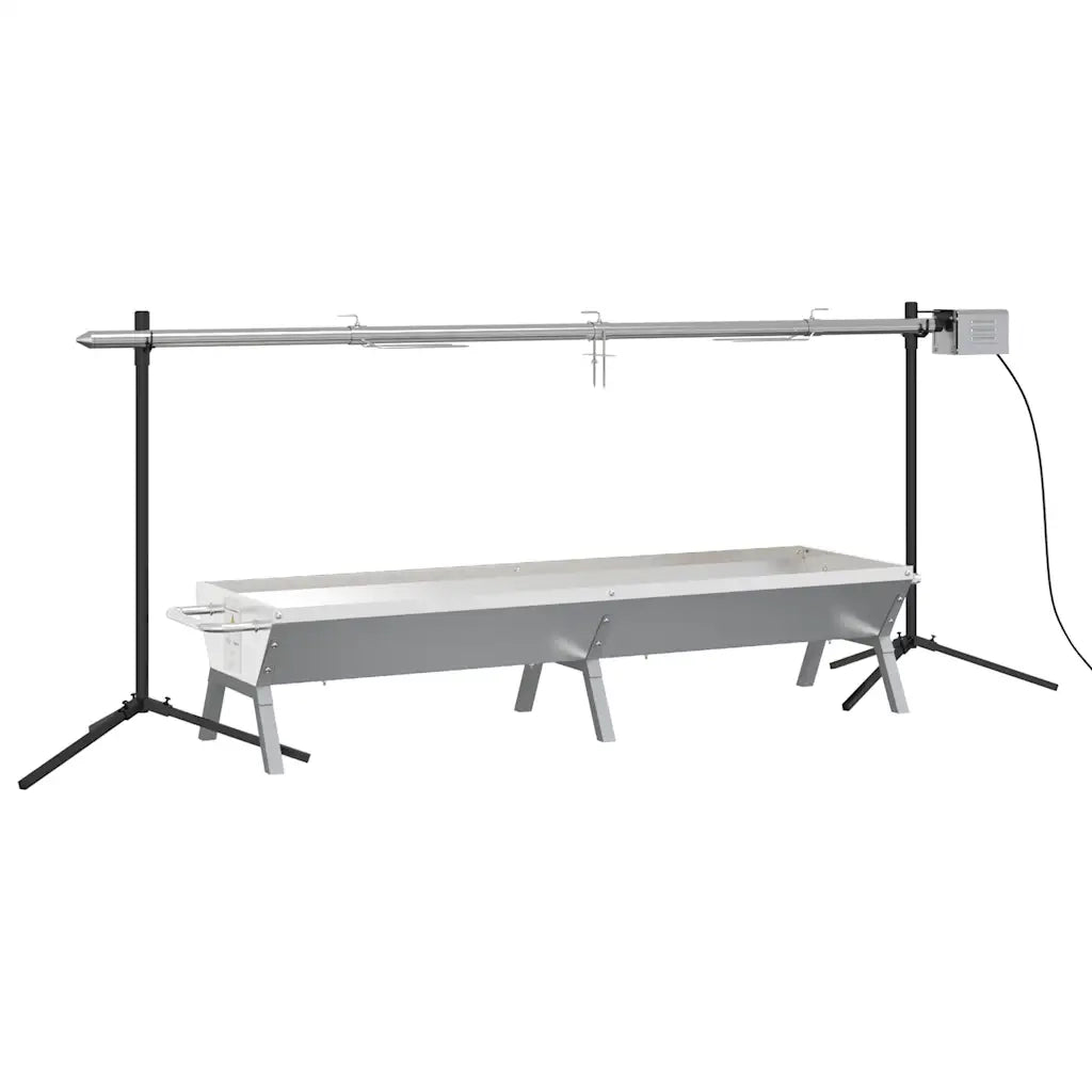 Set Griglia e Vassoio Barbecue Automatico in Acciaio Inox CFW1200195