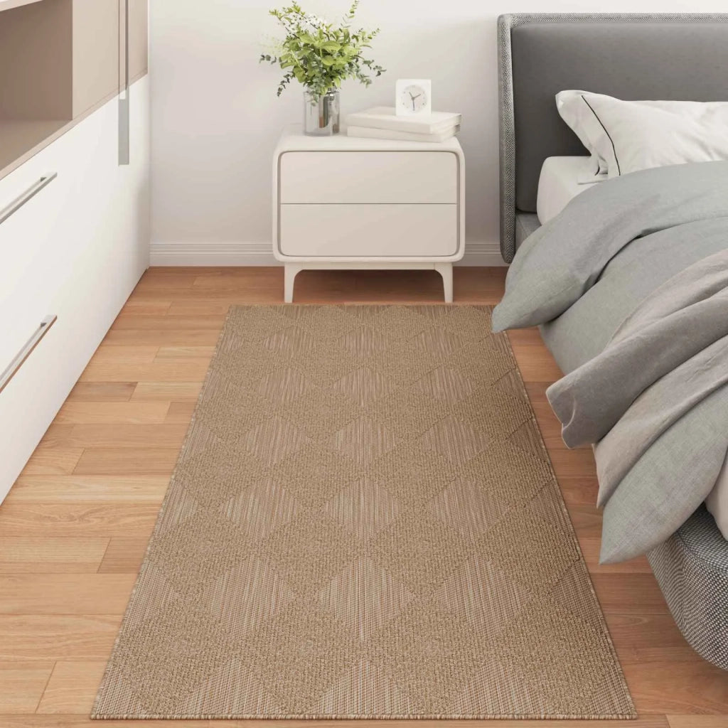 Tappeti per area AGIRA Naturale 200 x 80 cm Poliestere