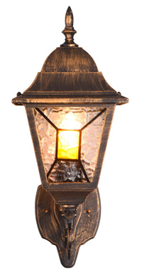 Applique da Esterno Attacco E27 in Alluminio Ruggine