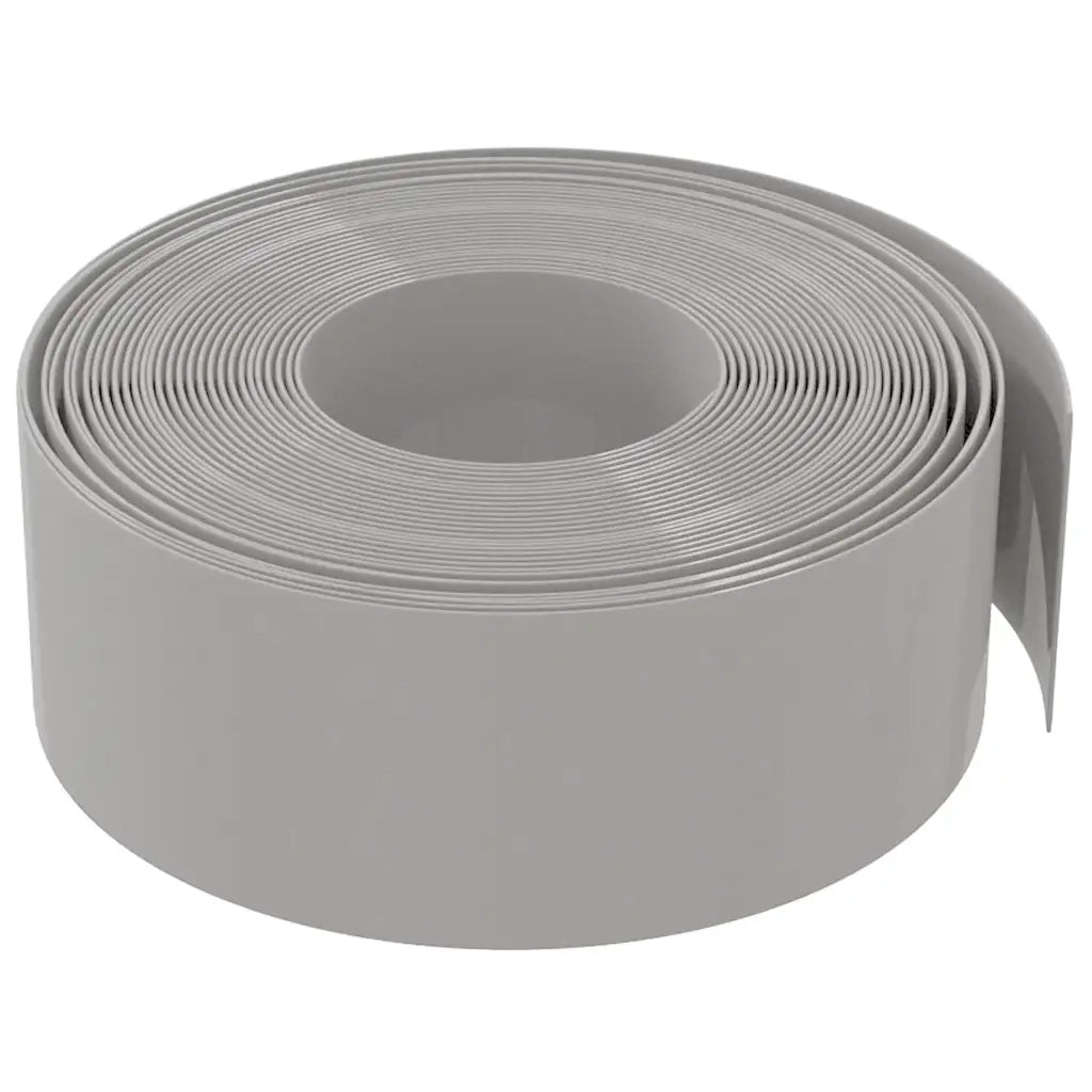 Bordature da Giardino 5 pz Grigie 10 m 20 cm in Polietilene 3155455
