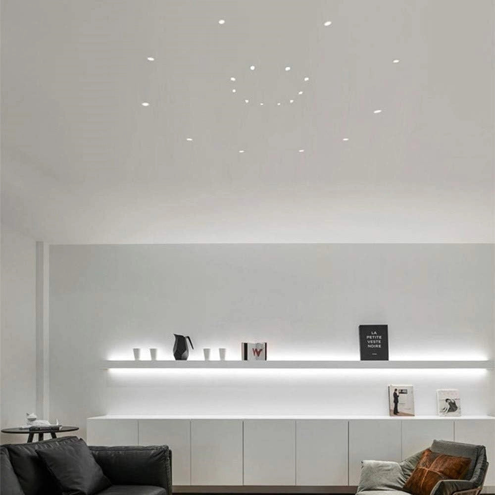 Trade Shop - Faretto Da Incasso Led Cob 35w Luce 3000k-6500k Bianco Illuminazione Interni 00427 -