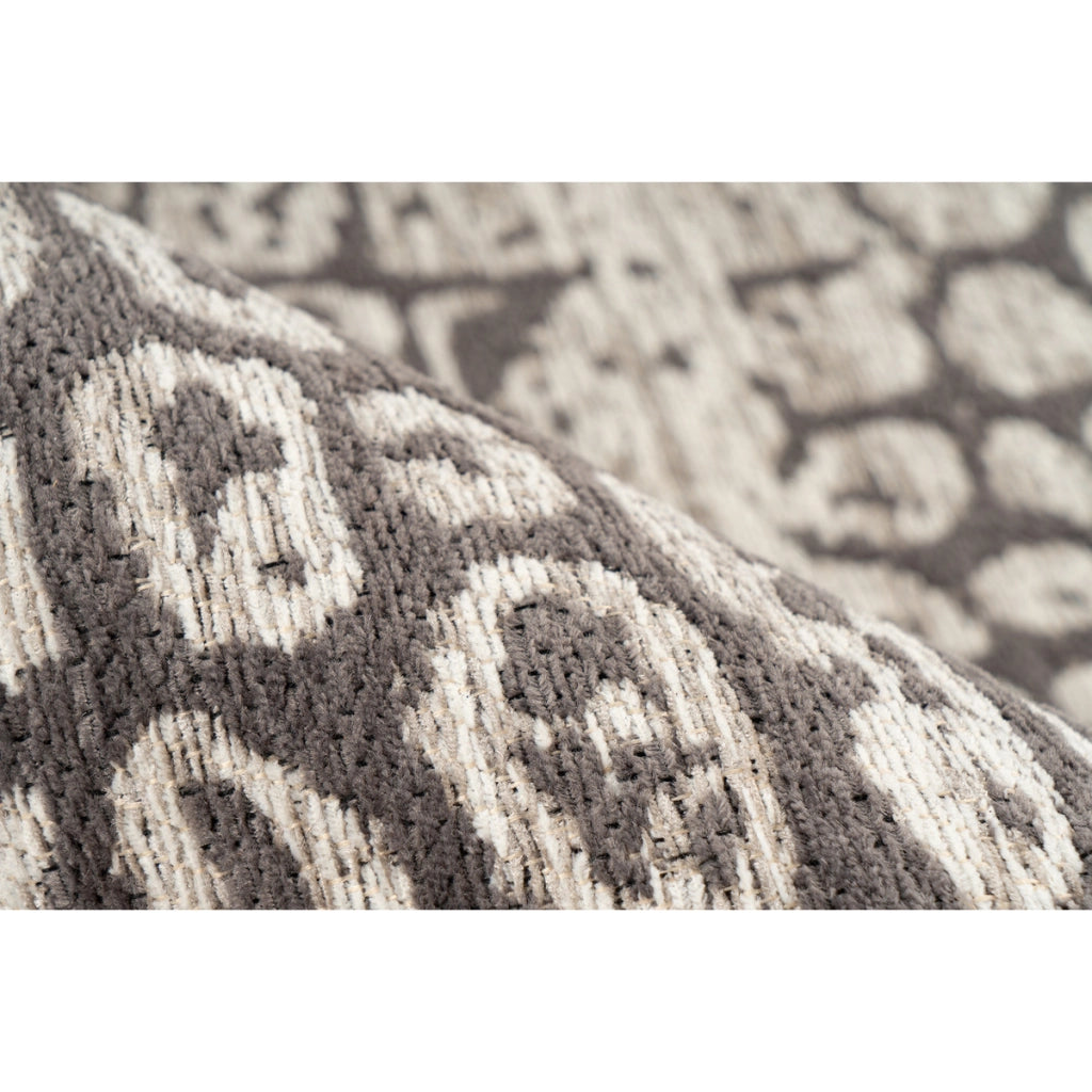Tappeto moderno Davis 300 in poliestere grigio