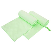 Asciugamani Sportivi 2 pcs Verde 200 x 100 cm 42011481