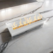 Bruciatore Sardi, Fornello, Elemento riscaldante, Inceneritore, Made in Italy, 18x61 h10 cm, Argento