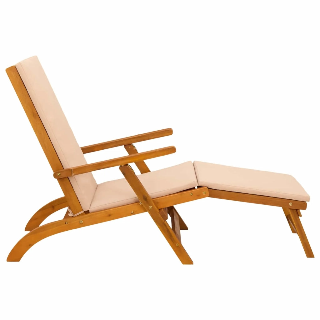 Lettino prendisole reclinabile e pieghevole 2 pcs