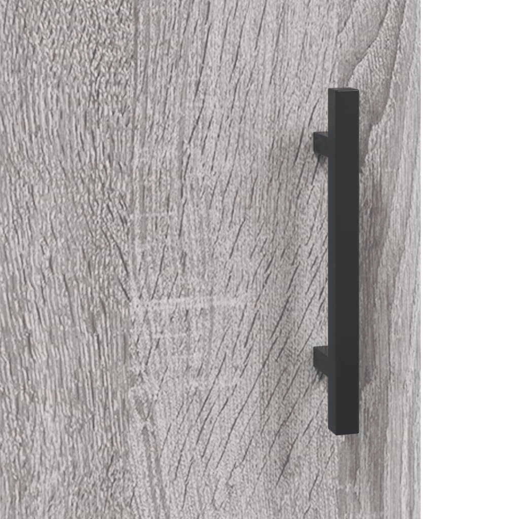 Buffet credenza cassettiera armadio mobile contenitore organizer cucina soggiorno Sonoma 69,5 x 34 x 90 cm legno ingegnerizzato grigio 02_0036486