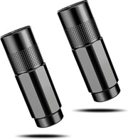 Due adattatori per olio senza ritorno - resistenti all'usura e in acciaio inossidabile - diametro di connessione 9 mm - adatti per tubi flessibili e tubi rigidi