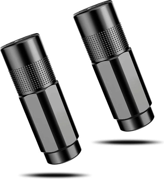 Due adattatori per olio senza ritorno - resistenti all'usura e in acciaio inossidabile - diametro di connessione 9 mm - adatti per tubi flessibili e tubi rigidi