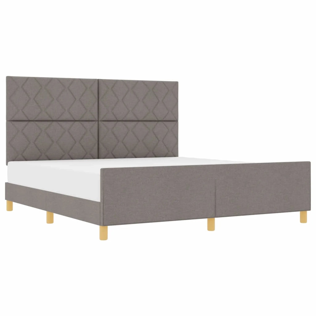 Struttura del letto con testiera Talpa 180 x 200 cm Tessuto 3344827