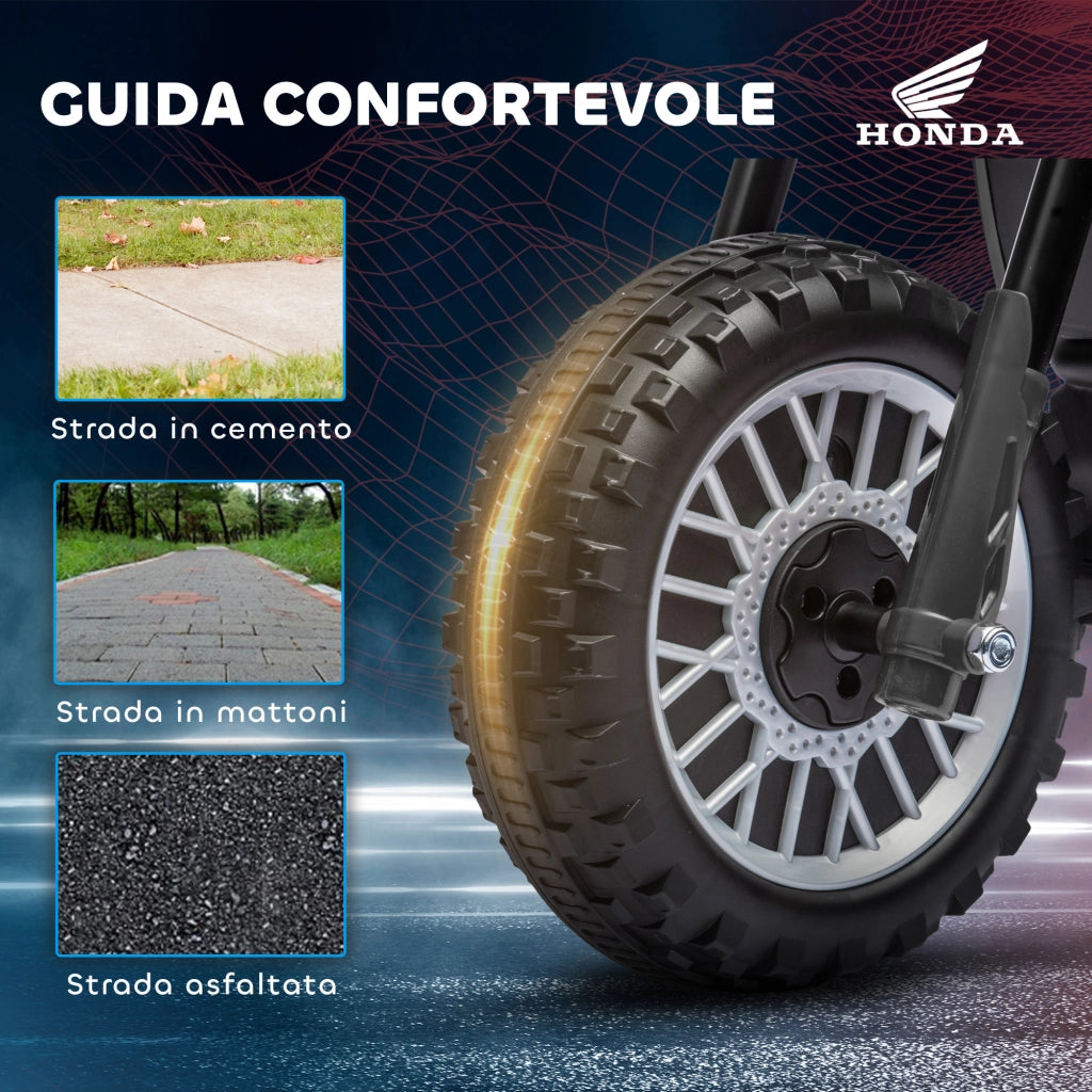Moto Elettrica per Bambini ¨C zephmum ¨C Grigio 71x40.5x43.5 cm