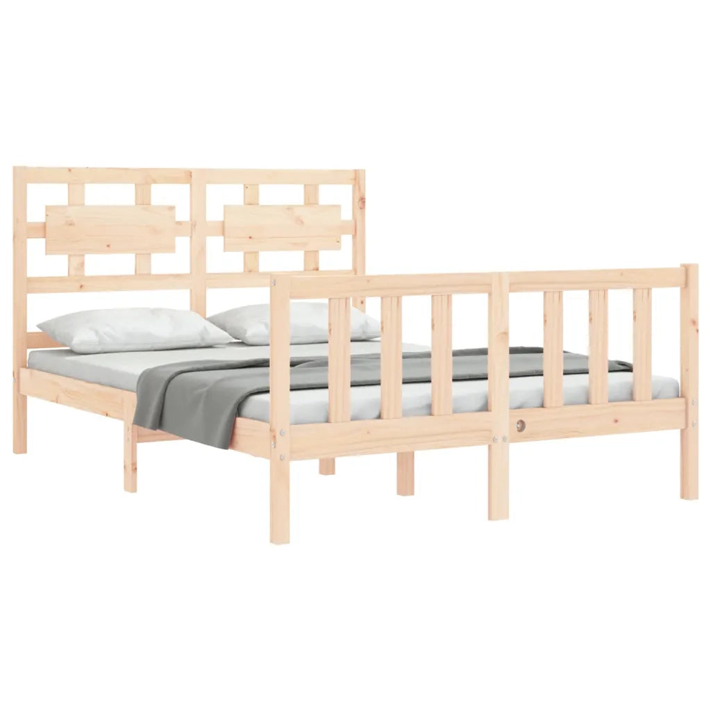 Giroletto senza Materasso-Struttura Letto 120x200 cm in Legno Massello di Pino 586718