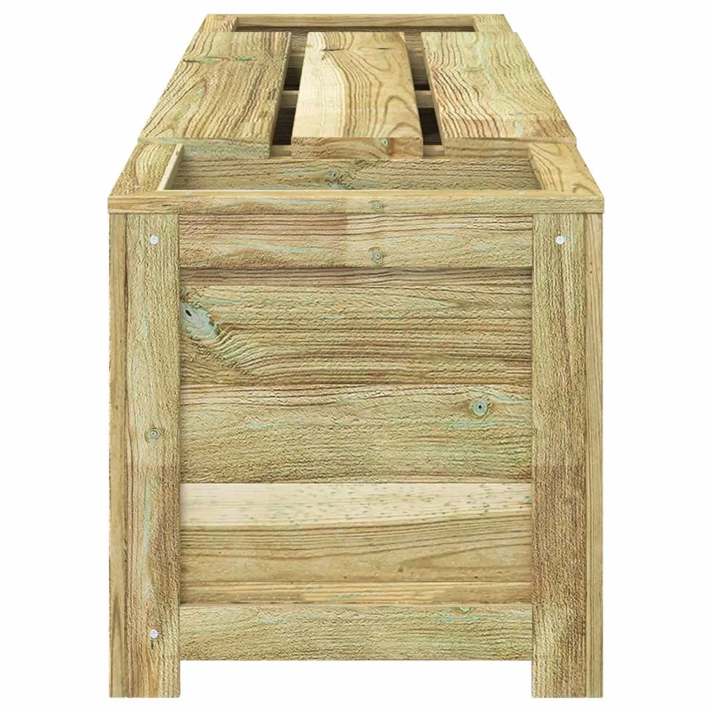 Panchina da giardino con fioriera Legno di Pino Impregnato 42042676