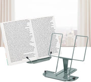2 lestitoni multifunzionali con supporto regolabile in metallo, supporto libri per ufficio, libreria, menu, iPad, libro di cucina, appunti, ufficio, scuola, questi premi studenteschi