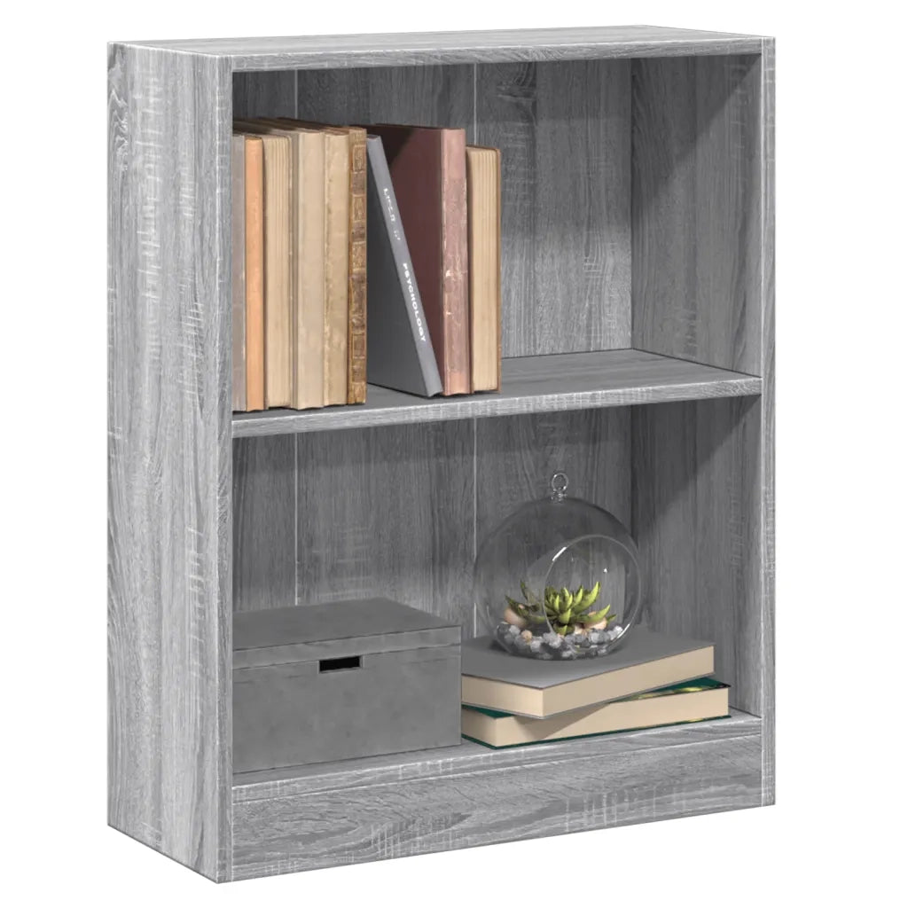 Libreria Grigio Sonoma 60x24x76 cm in Legno Multistrato 815085