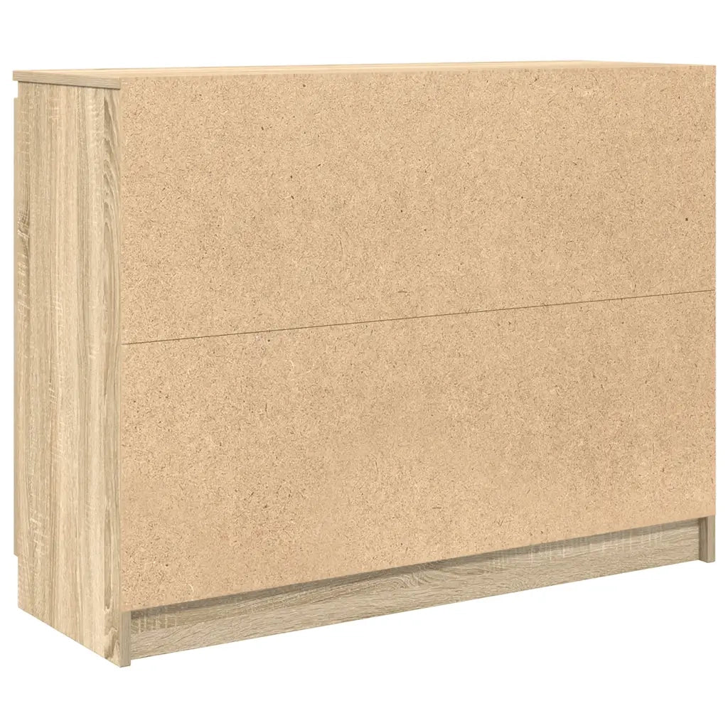 Credenza con Cassetti Rovere Sonoma 100,5x35x76cm in Truciolato 3328446