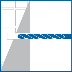 Tassello universale 8x40 con vite tps 5x50 e punta per muro 8x120 box 125 pezzi