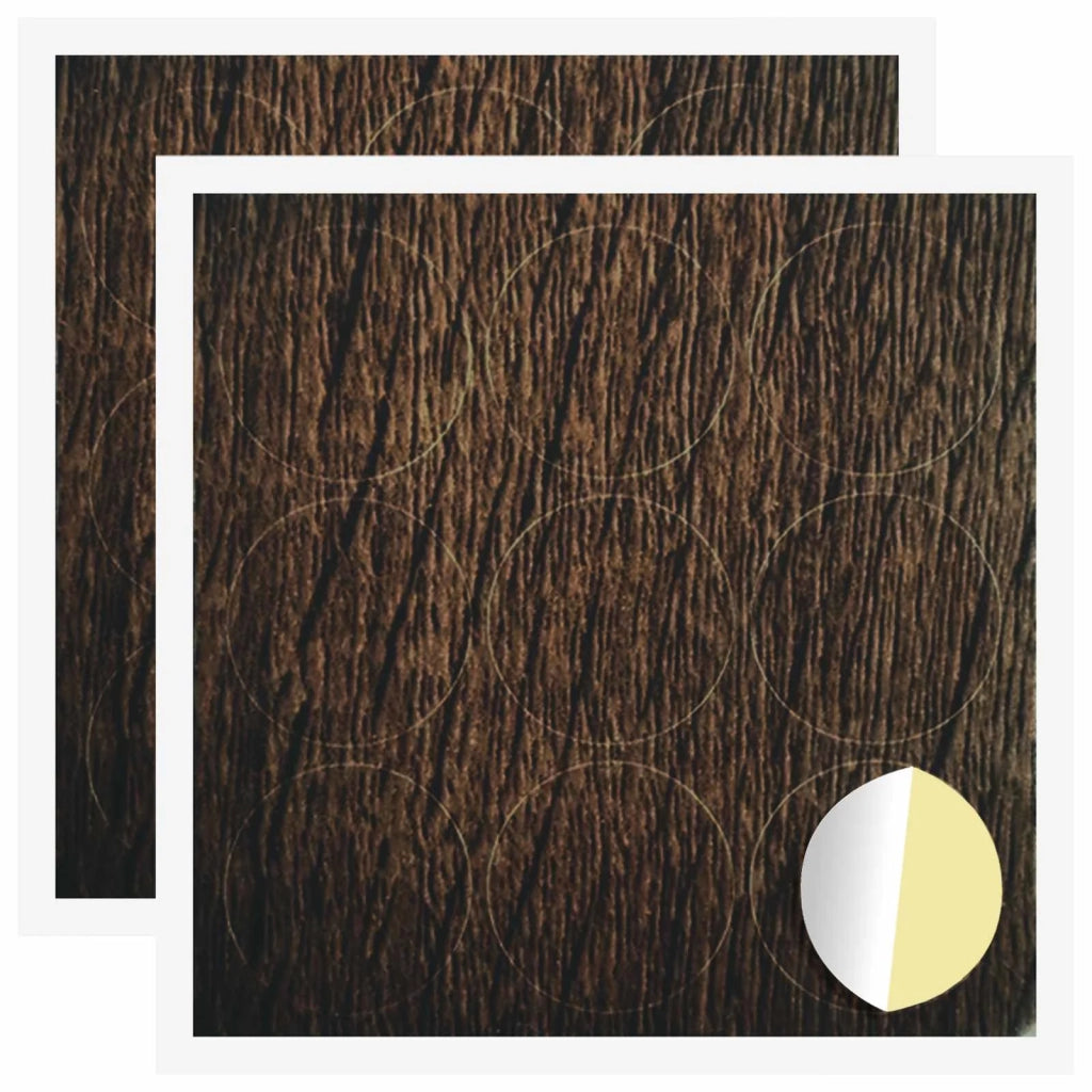 Copertura Vite Adesiva 2 pcs Rovere Marrone Ø 20 x 0,5 mm 864635