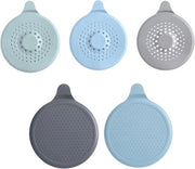 Sfoglia di scarico in silicone per bagno - Universale - 5 pezzi