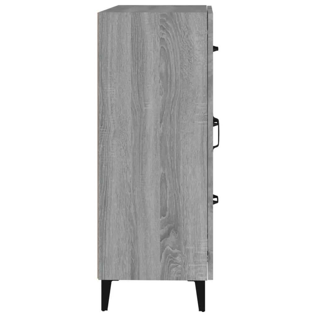 Credenza Grigio Sonoma 69,5x34x90 cm in Legno Multistrato 817367