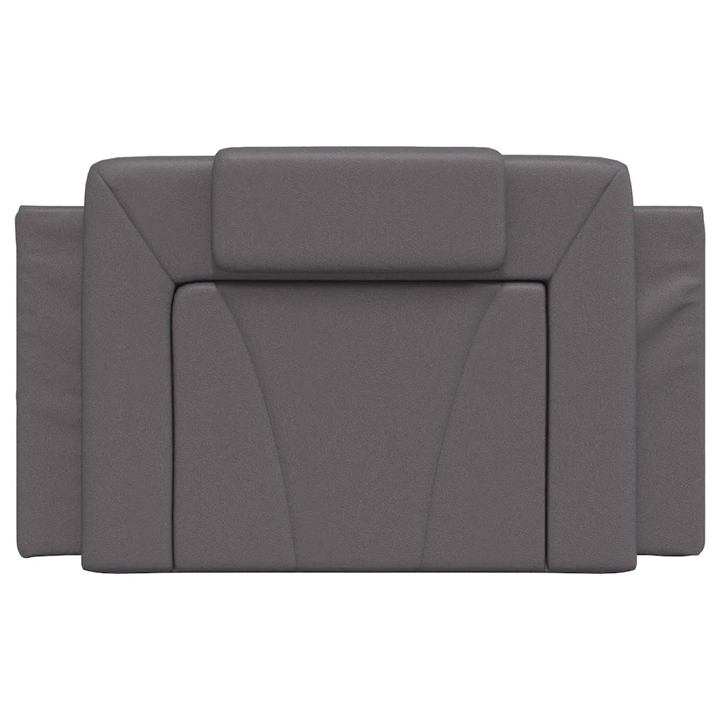 Cuscino Testiera Viana Grigio 80 cm in Similpelle CFW7502188