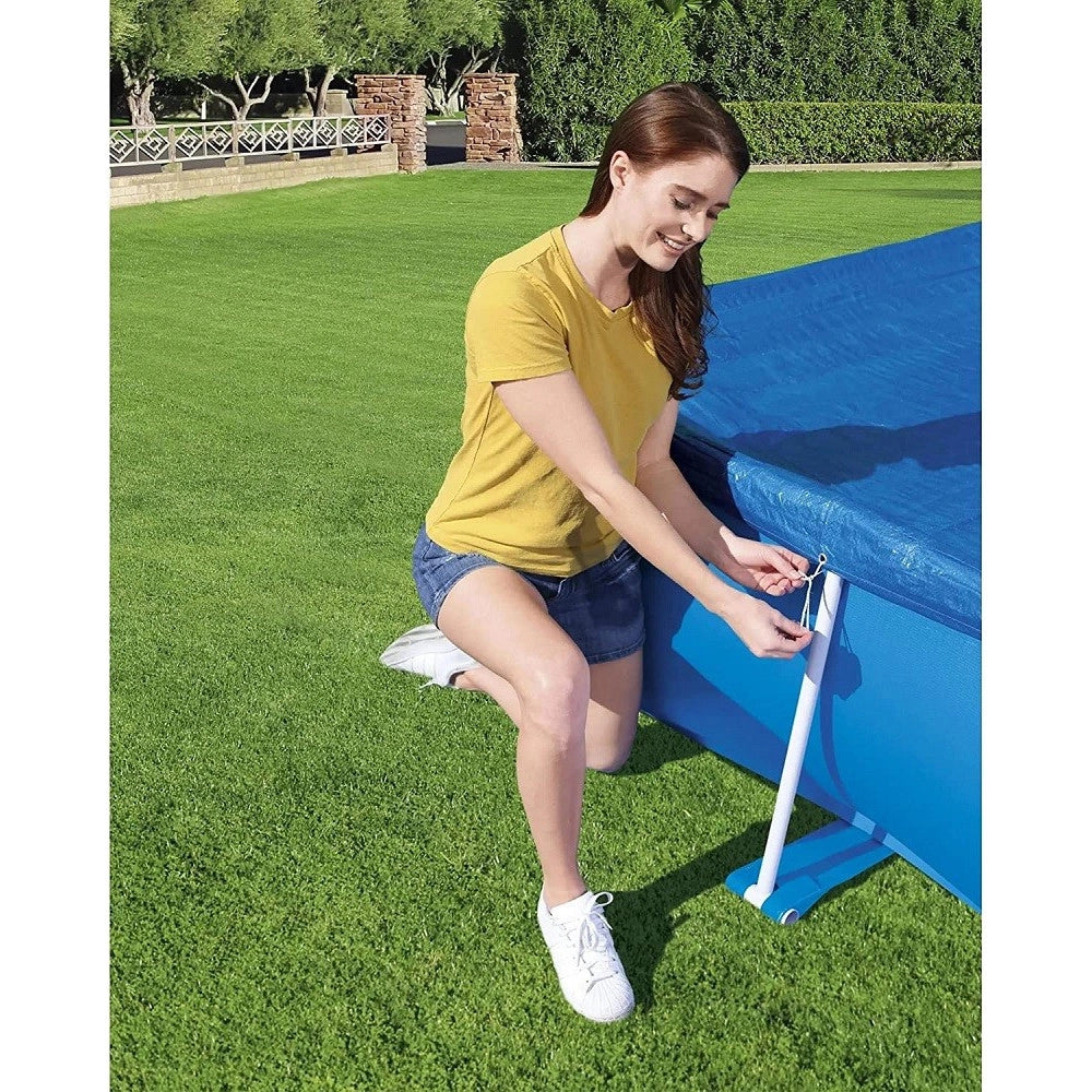 Trade Shop - Telo Copertura Per Piscina Steel Pro 259x170x61cm Fuori Terra Rettangolare 58105 -