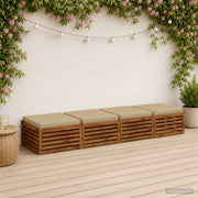 Cuscini per Sedia in 4 Pezzi SOEST 4 pz 100% Poliestere 944704