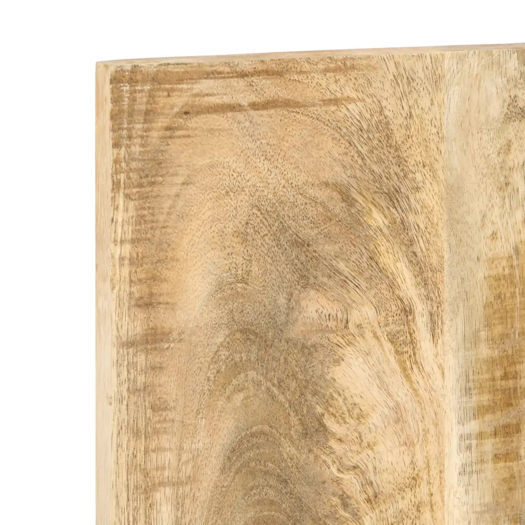 vidaXL Testiera 140 cm in Legno Massello di Mango Grezzo