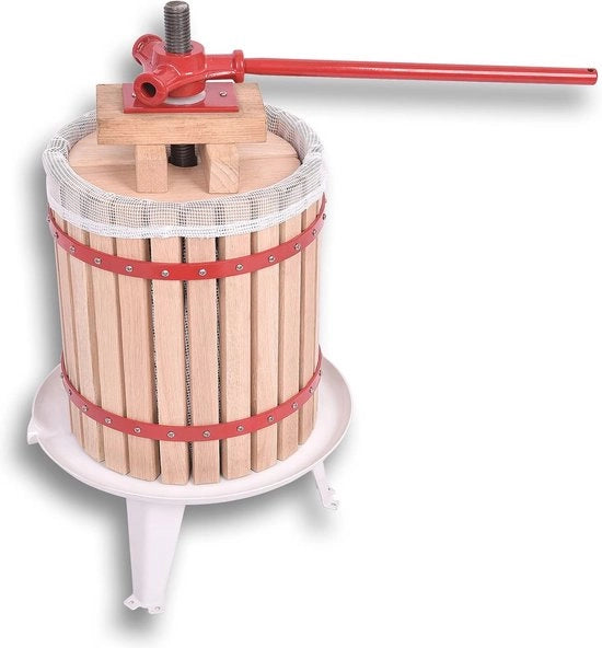 Centrifuga manuale per frutta, piano con alta capacità di raccolta e manico in ghisa