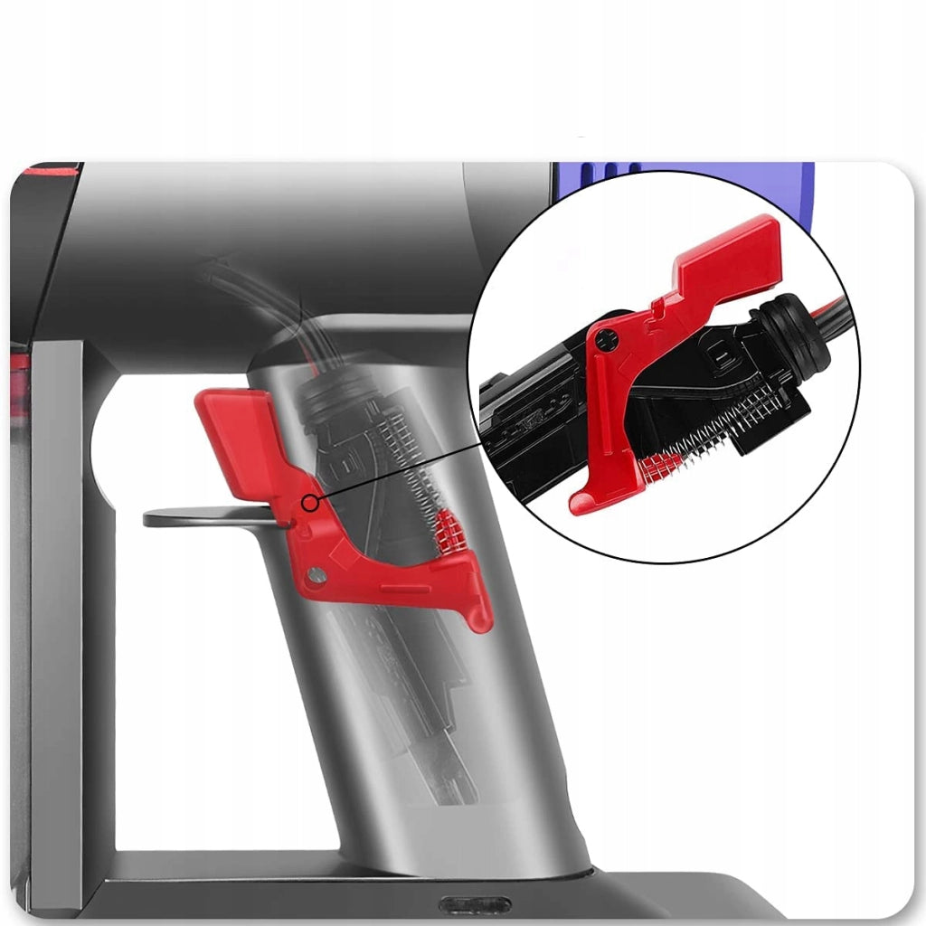 Pulsante di Ricambio per Aspirapolvere compatibile con Dyson V10 V11 SV12 SV14 – Rosso, Materiale Resistente