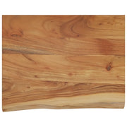 Piano Tavolo | Mensola a Muro 40x30x2,5cm Rettangolare Legno Acacia Bordi Vivi
