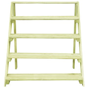 Piedistallo per piante | Sostegno per piante 80x80x80 cm Legno di Pino Impregnato