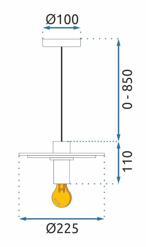 Lampada APP1214-1CP Black