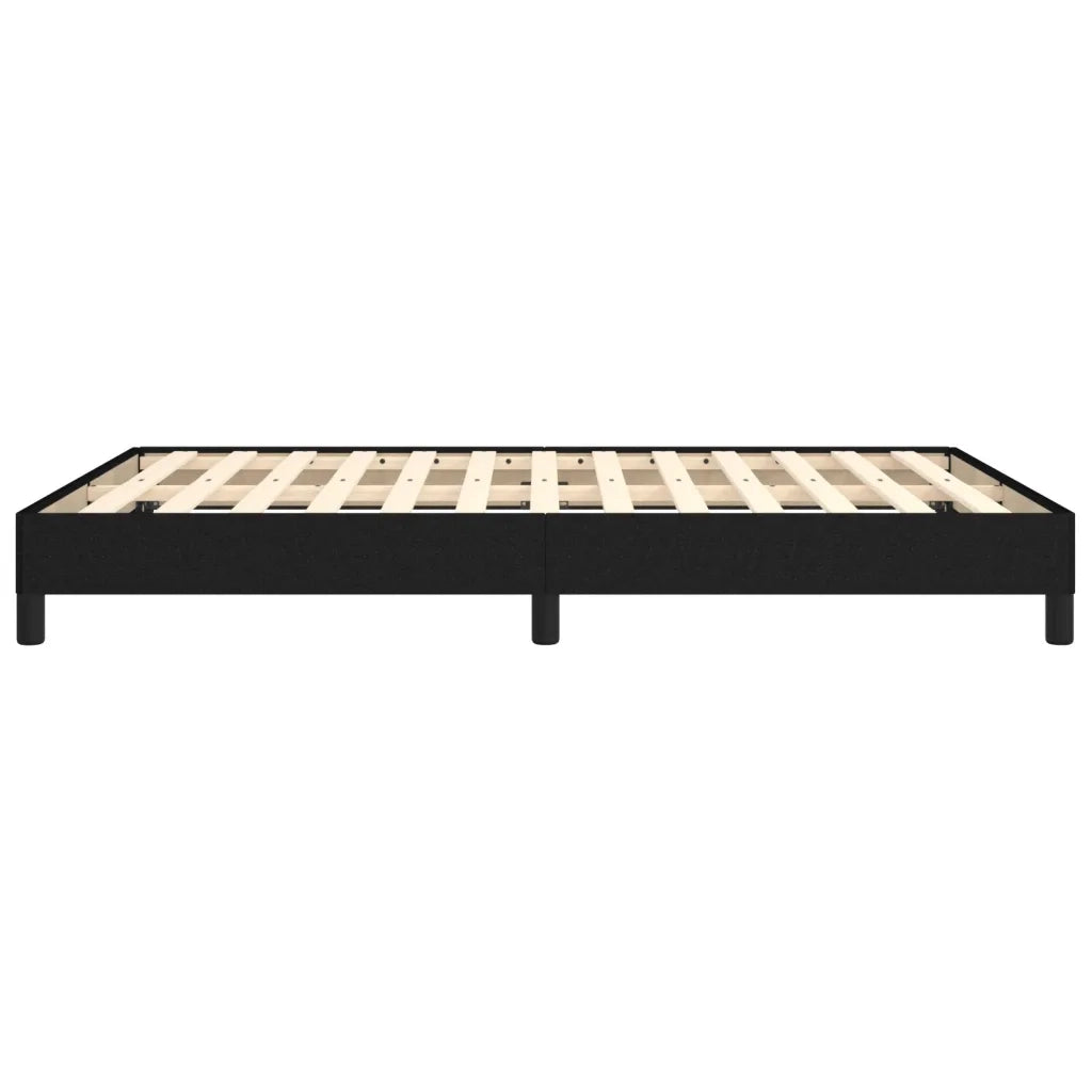 Giroletto senza Materasso Nero 140x200 cm in Tessuto 346722