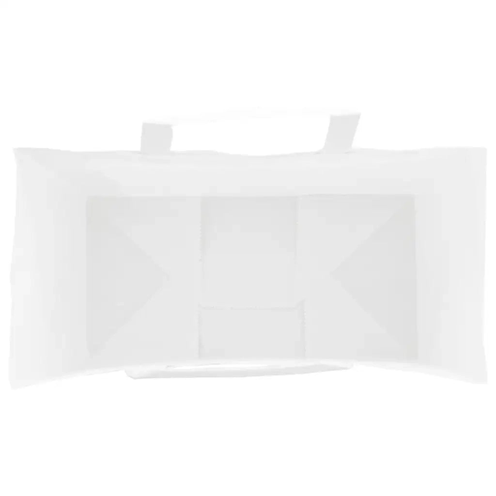 Sacchetti di Carta 250 pz con Manici Bianchi 21x11x31 cm