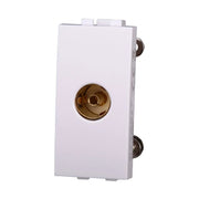 Connettore Presa TV Terminale Femmina Colore BIANCO Compatibile Con Bticino Living Light