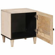 Comodino | Armadio da Notte | Mobiletto da notte Bianco 80 x 50 x 40 cm Legno ingegnerizzato