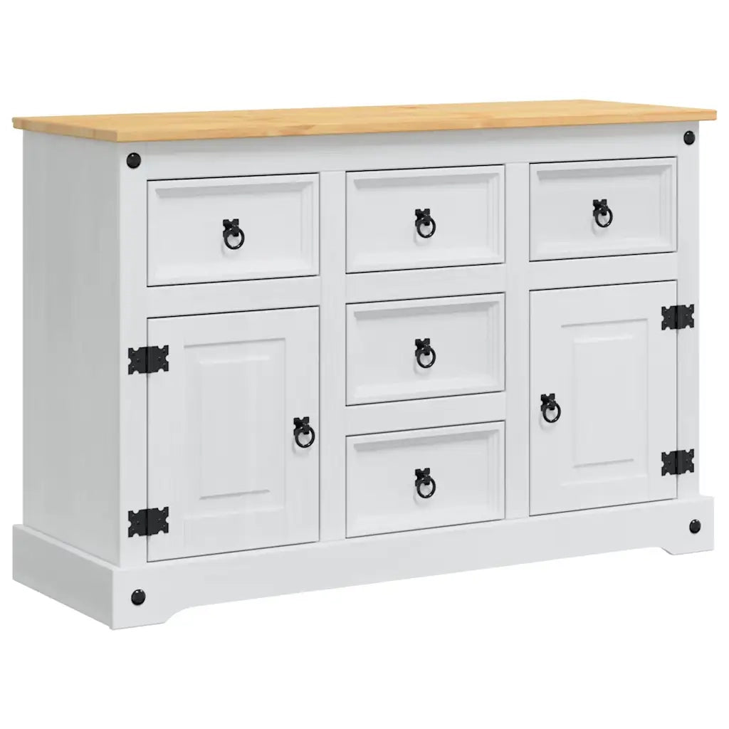 Cassapanche di stoccaggio Corona Bianco 112 x 40 x 75 cm CFW4753204