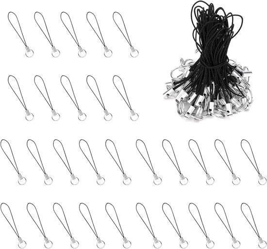 Cavo di sospensione per telefono cellulare con anello di chiusura, hanger per cavo USB, chiave USB portatile