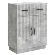 Credenza Grigio Cemento 66 x 34,5 x 87 cm Legno ingegnerizzato