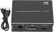 Switcher DisplayPort 1.4 8K-30Hz 4K-120Hz 1080P-240Hz 2 in 1 o 1 in 2 out.