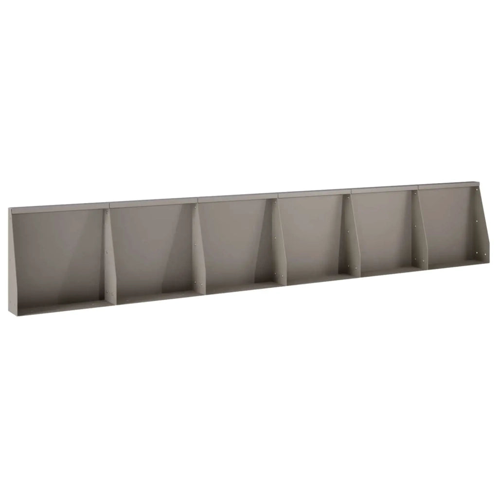 Muro di contenimento 6 pz 40 x 12 x 50 cm Acciaio Corten 3449155