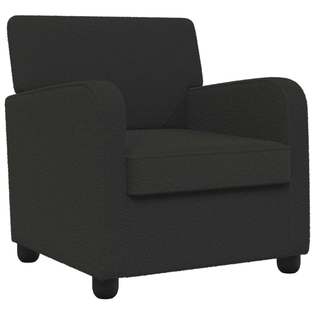 Poltrona Nero Pelliccia sintetica di agnello 42043410