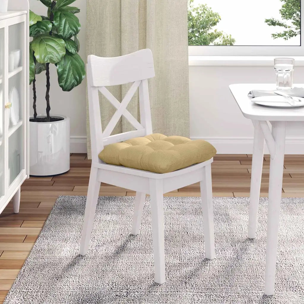 Cuscini per Seduta 4 pcs Grigio Verde 45 x 45 cm