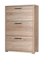 Scarpiera 3 ante a ribalta 75,3 cm X 115,7 cm in rovere somona