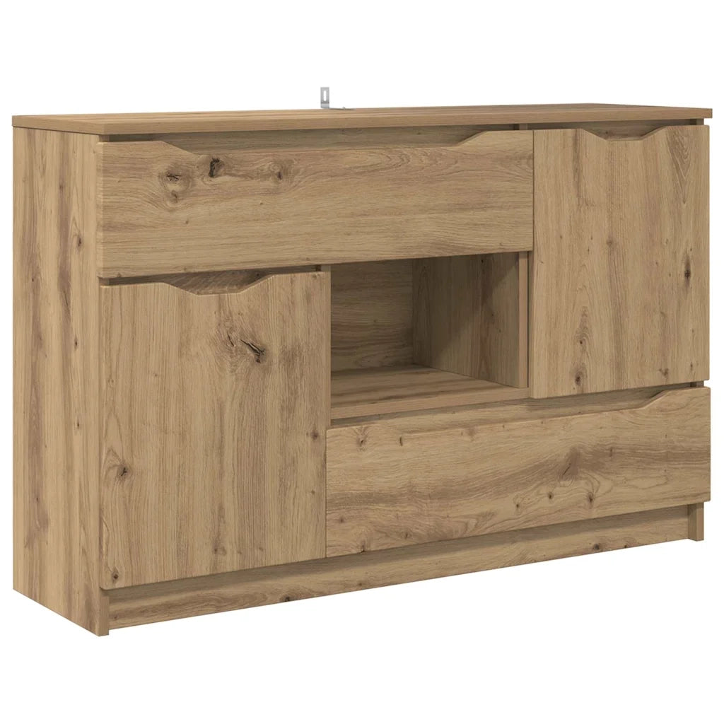 Credenza-Buffet-Armadio da cucina Rovere artigianale 100 x 30 x 65,6 Legno multistrato