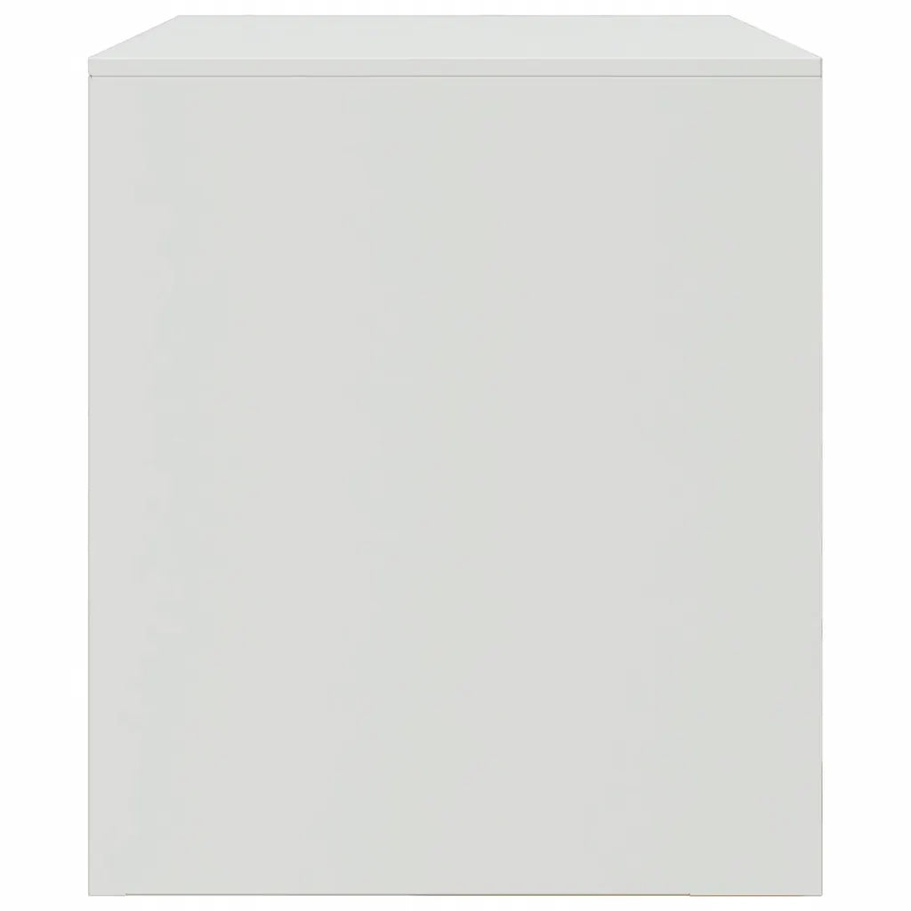 Mobili TV 2 pz Bianchi 67x39x44 cm in Acciaio