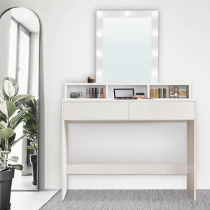 Toeletta Trucco Los Angeles Specchio Led Freddo Caldo Specchiera Makeup Cassetti