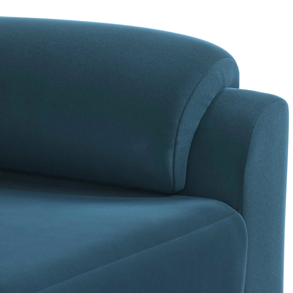 Set di divani 2 pcs Blu Velluto 3430443
