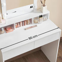 Toeletta Trucco Los Angeles Specchio Led Freddo Caldo Specchiera Makeup Cassetti